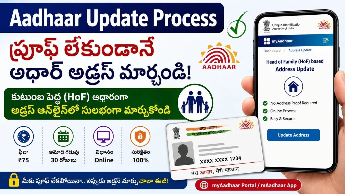 Aadhaar Address Update