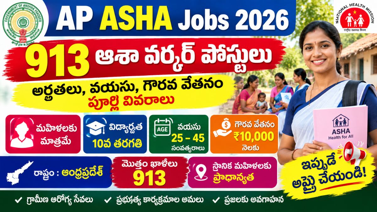 AP ASHA Jobs 2026
