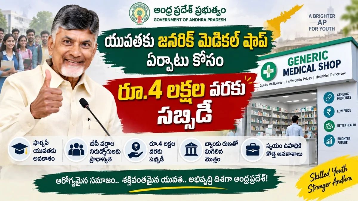 AP Generic Medical Shop Scheme 2026